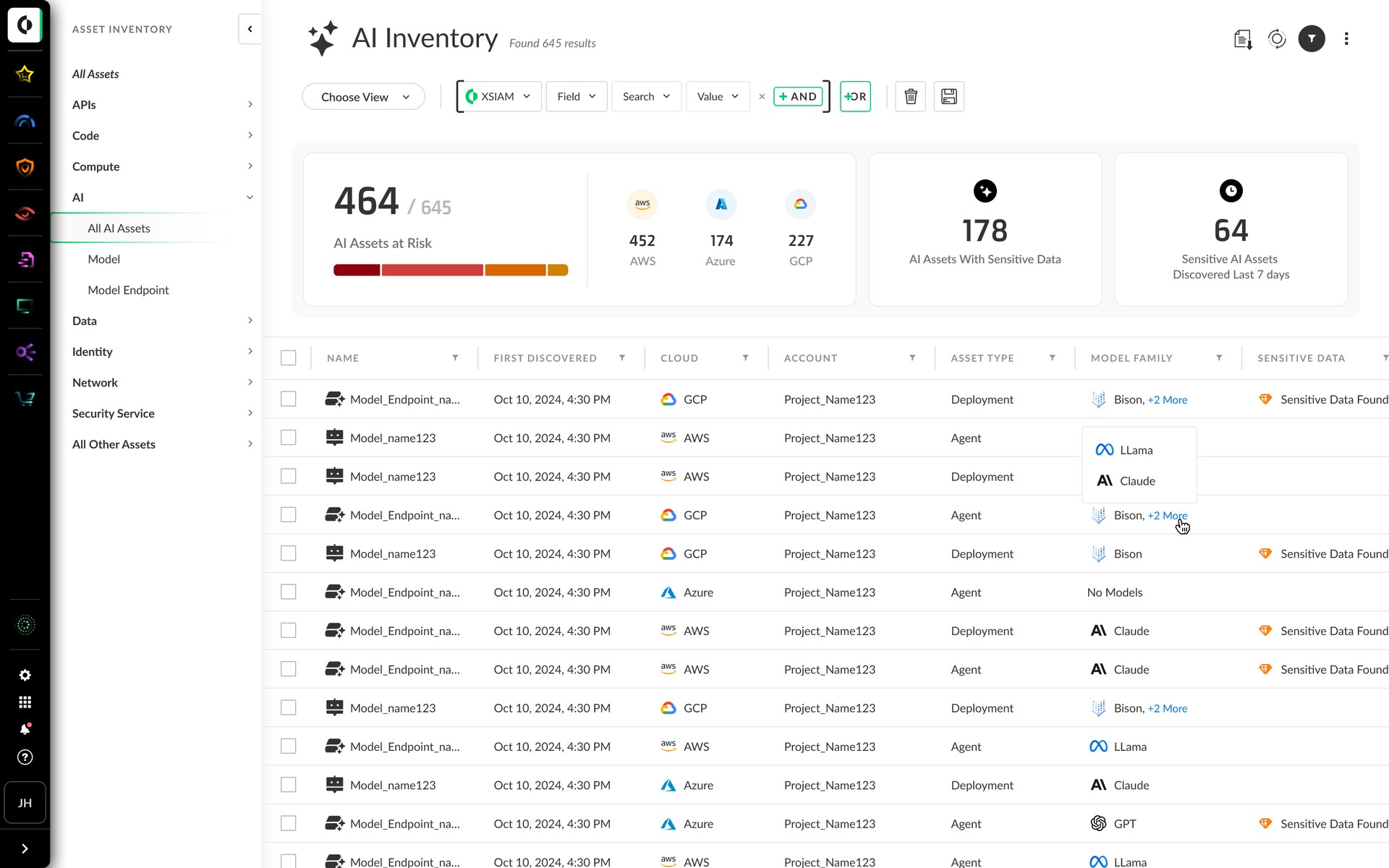 Protect and control AI infrastructure, usage and data